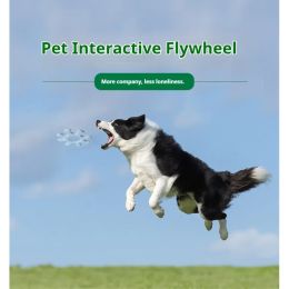 Pet Interactive Flywheel,Dog Toy,Fun Interactions Buildstronger Bonds (Option: MacaronBlue)